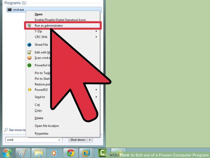 aid927510 728px Exit out of a Frozen Computer Program Step 9 - آموزش بستن یک نرم افزار قفل کرده