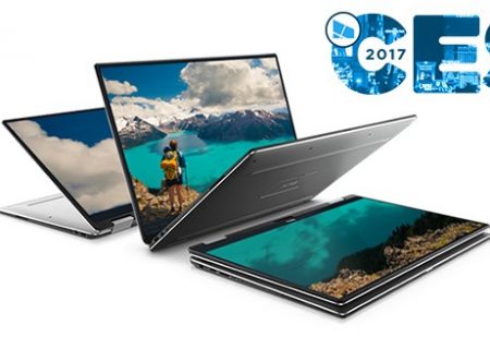 دل نسخه دوکاره لپ تاپ ایکس پی اس 13 را همراه با نمایشگری لبه به لبه در نمایشگاه CES 2017 معرفی می‌کند