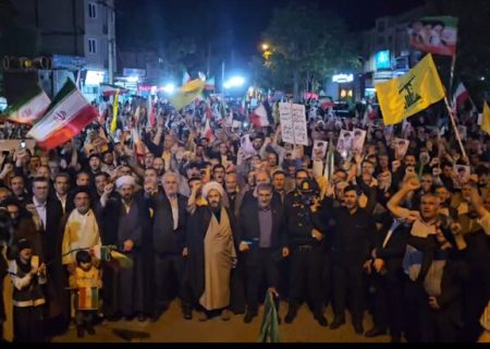 مردم خوی در واکنش به حمله موشکی سپاه؛ «نیروهای نظامی تشکر تشکر»