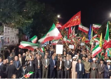 مردم‌ خوی در ۹۳مین تجمع شبانه نیز در خیابان ایستاده‌اند