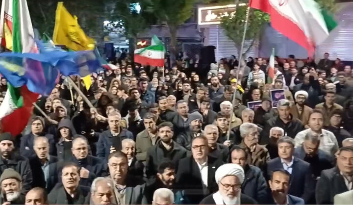 مردم میاندوآب در موج ۹۳ شبهای مقاومت ملی خیابان را رها نکردند