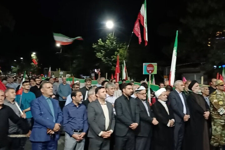 تداوم حضور سلماسیها در خونخواهی رهبر شهید انقلاب