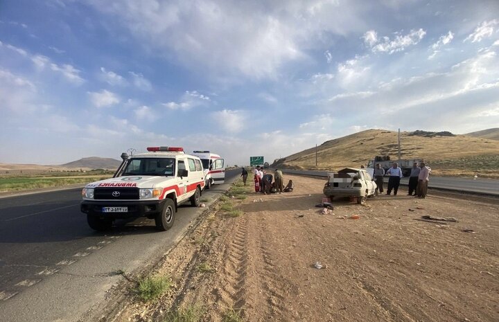 تصادفات جاده ای در آذربایجان غربی ۷ مصدوم و یک فوتی برجا گذاشت