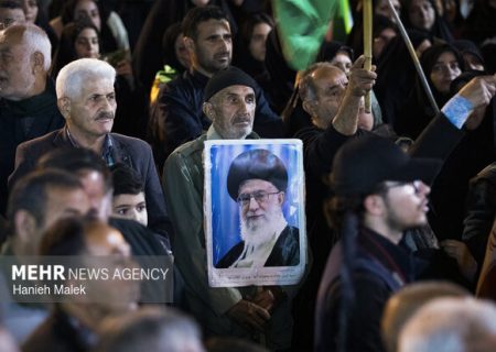 سلماسی ها در ۲۰۹ امین اجتماع شبانه پای وطن ایستاده‌اند