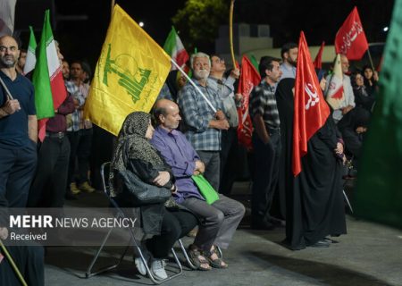 طنین فریاد «مرگ بر آمریکا» در اجتماع شبانه سلماسی‌ها