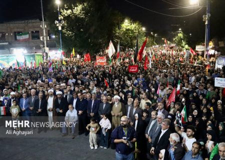 مردم ولایی ارومیه در موج ۲۱۱ شب‌های مقاومت ملی پای وطن ایستاده‌اند