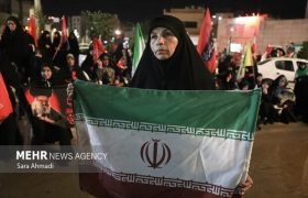 طنین فریاد «مرگ بر آمریکا» در ۲۱۷امین اجتماع شبانه در سلماس